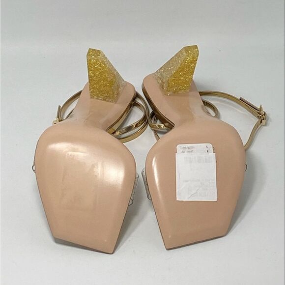 Gianvito Rossi Glitter Stiletto Sandals size 38 - Picture 11 of 12